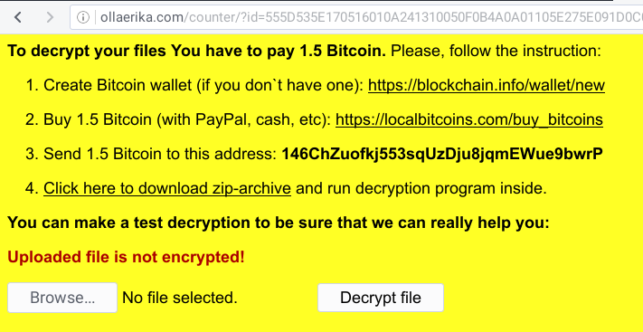 Decrypt page